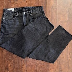 Black H&M Ample Baggy Jeans Men’s Size 36/32 Wide Leg Denim